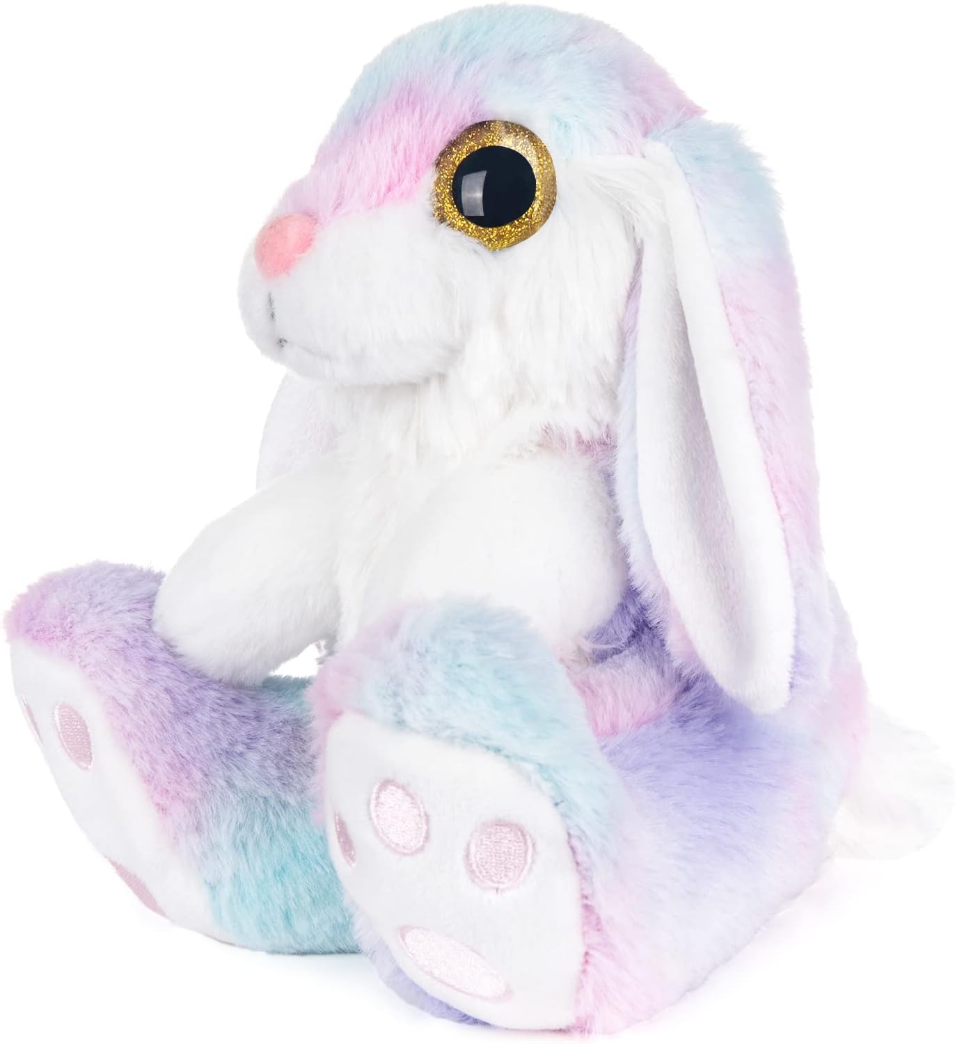 Thumbnail 3 de My OLi Easter Bunny Teddy Soft Toy (22cm/8.5") – Cuddly plush rabbit with floppy ears for kids