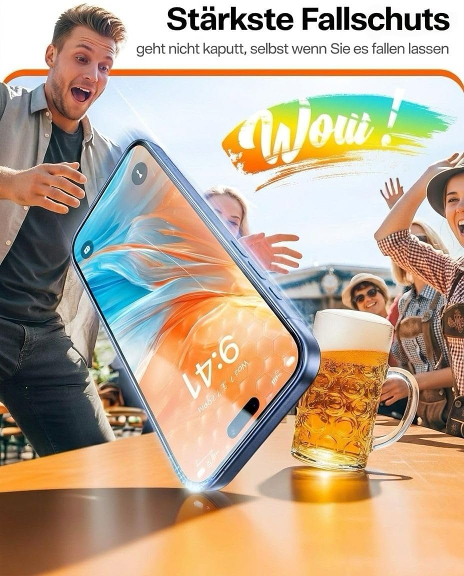 Detalle 2 de TORRAS iPhone 16 Panzerglas 9H Schutzfolie