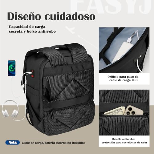 Detalle de ZHXX Mochila de cabina 30L 45x36x20