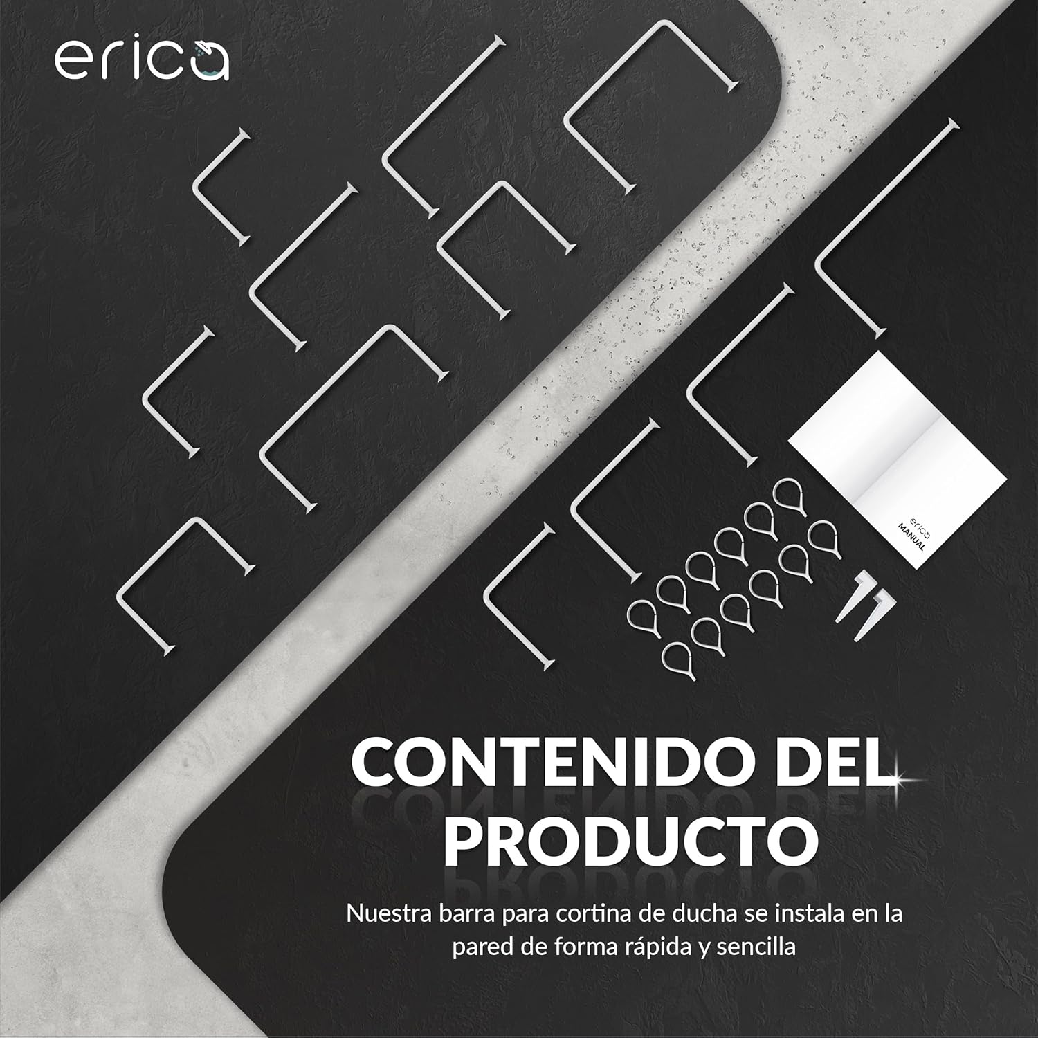 Thumbnail 6 de Erica Barra de Cortina 12 combinaciones