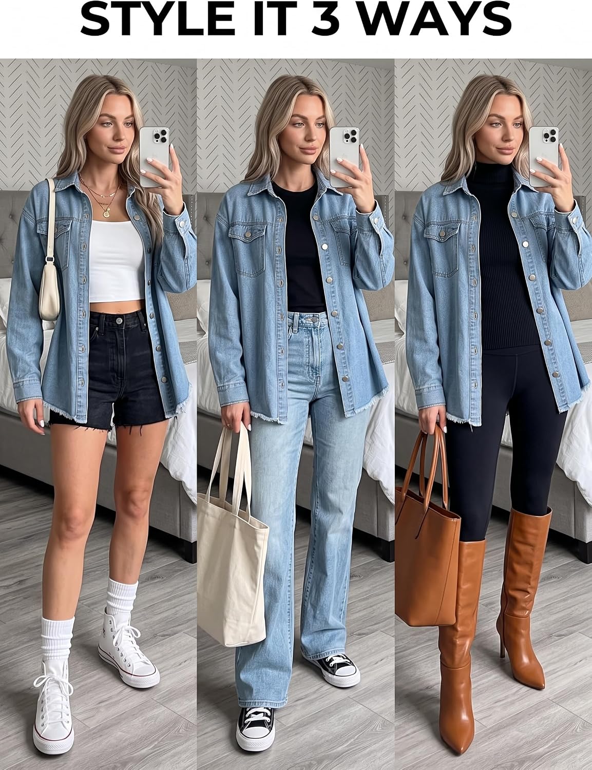 Thumbnail 5 de Dokotoo Women's Oversized Denim Jacket casual jean jacket