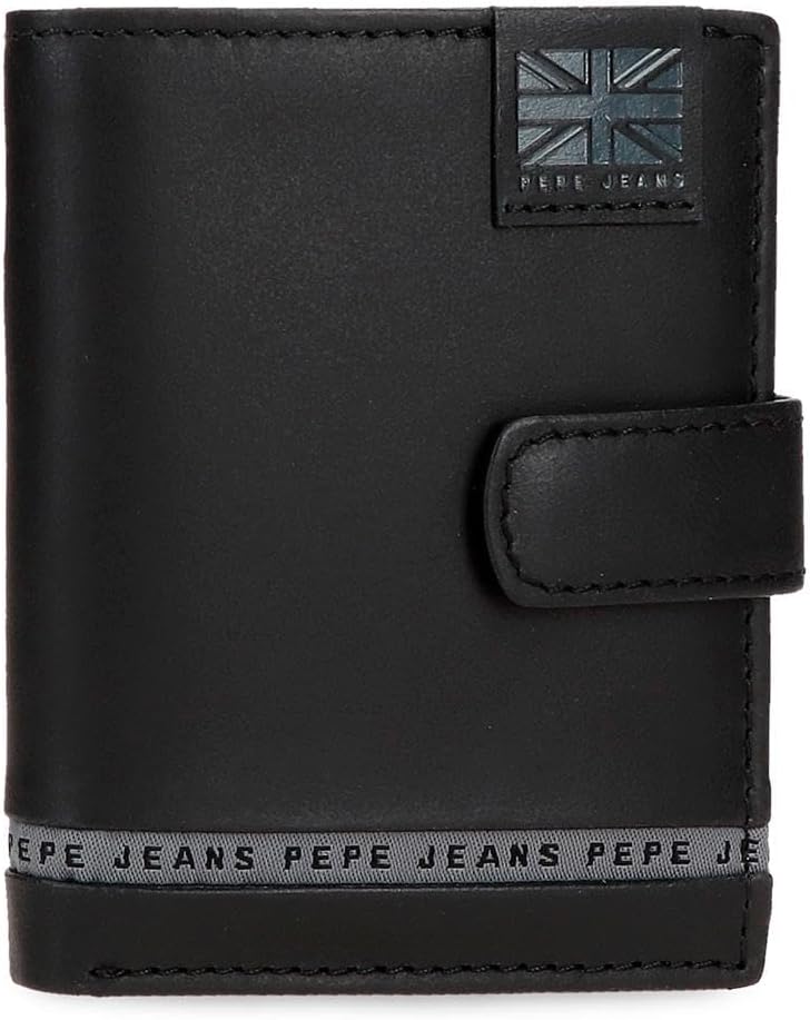 Detalle de Pepe Jeans Portefeuilles en cuir avec porte-monnaie et protection RFID – De Joumma Bags