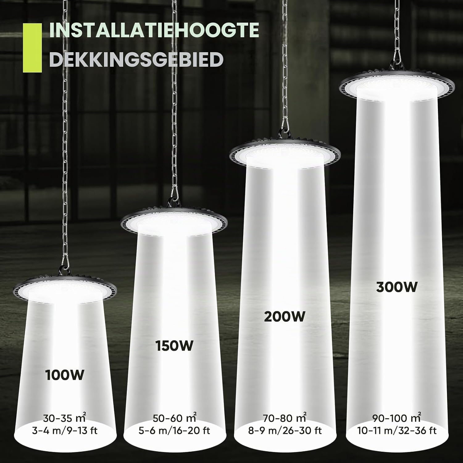 Thumbnail 4 de Tallflly SL-GK15097P UFO-ledhighbay 150 W, 22.500 lm, 6.000 K, IP65