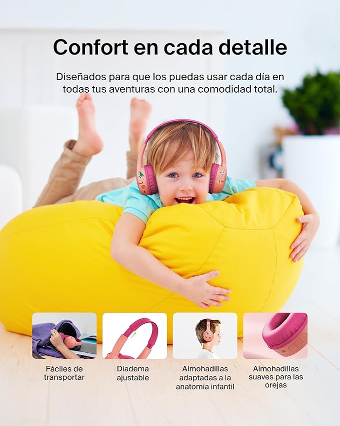 Thumbnail 6 de Belkin SoundForm Mini Auriculares para niños, 30 horas