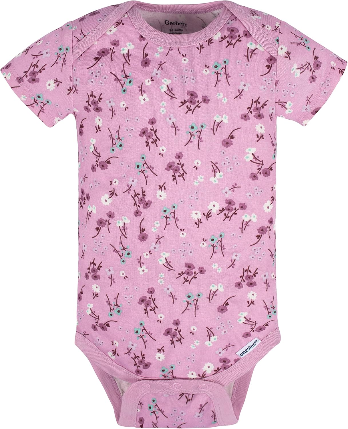 Detalle de Gerber Bodysuits manches courtes pour bébé fille – lot de 5