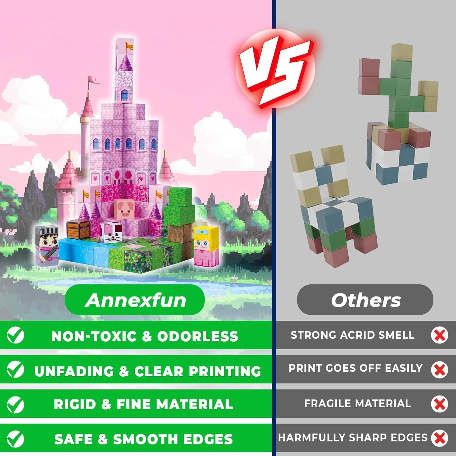 Detalle de Annexfun Magnetic Building Blocks 100 pcs