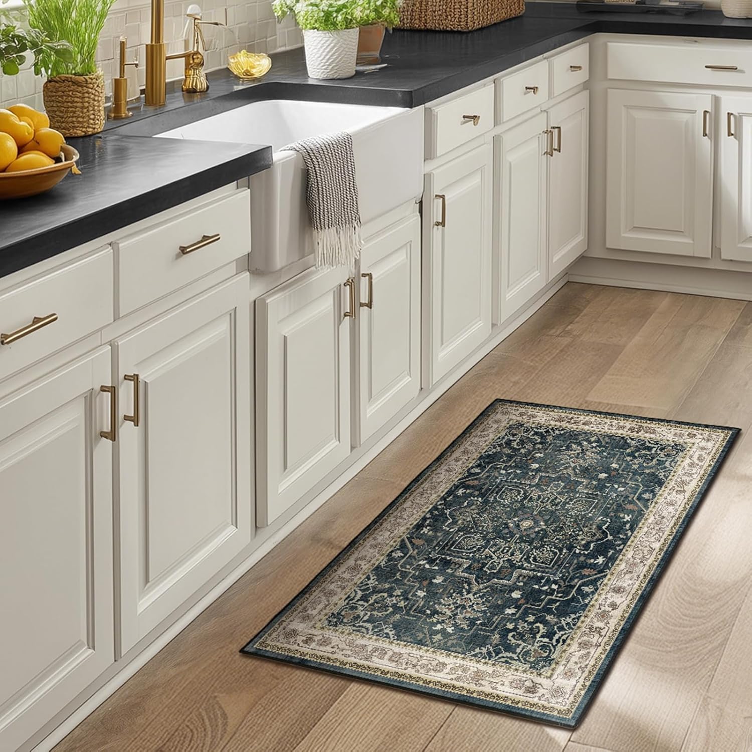 Thumbnail 2 de Jainmy Vintage Distressed 2x3 Kitchen Rug