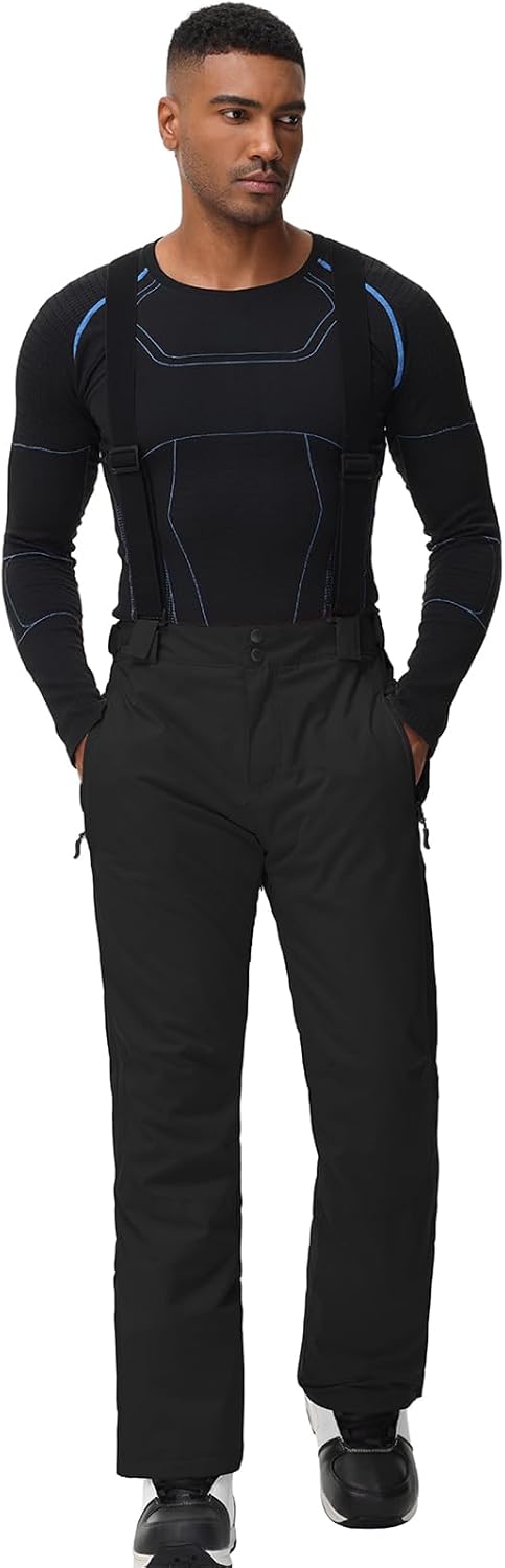Thumbnail 5 de YEEFINE Men's Snow Ski Pants Insulated Waterproof