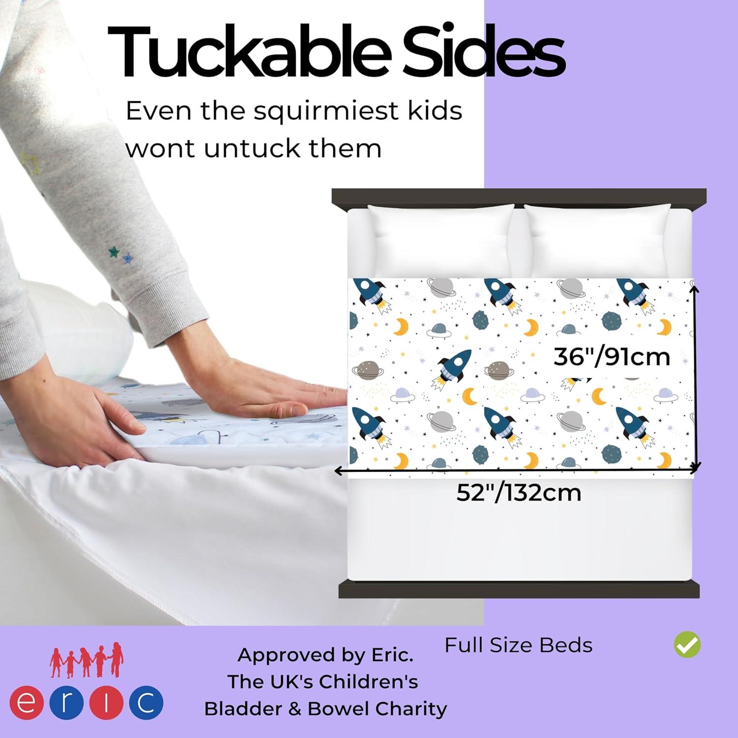 Thumbnail 2 de Hygge Sheets Potty Training Pee Pads for Kids & Toddlers (52" x 36")