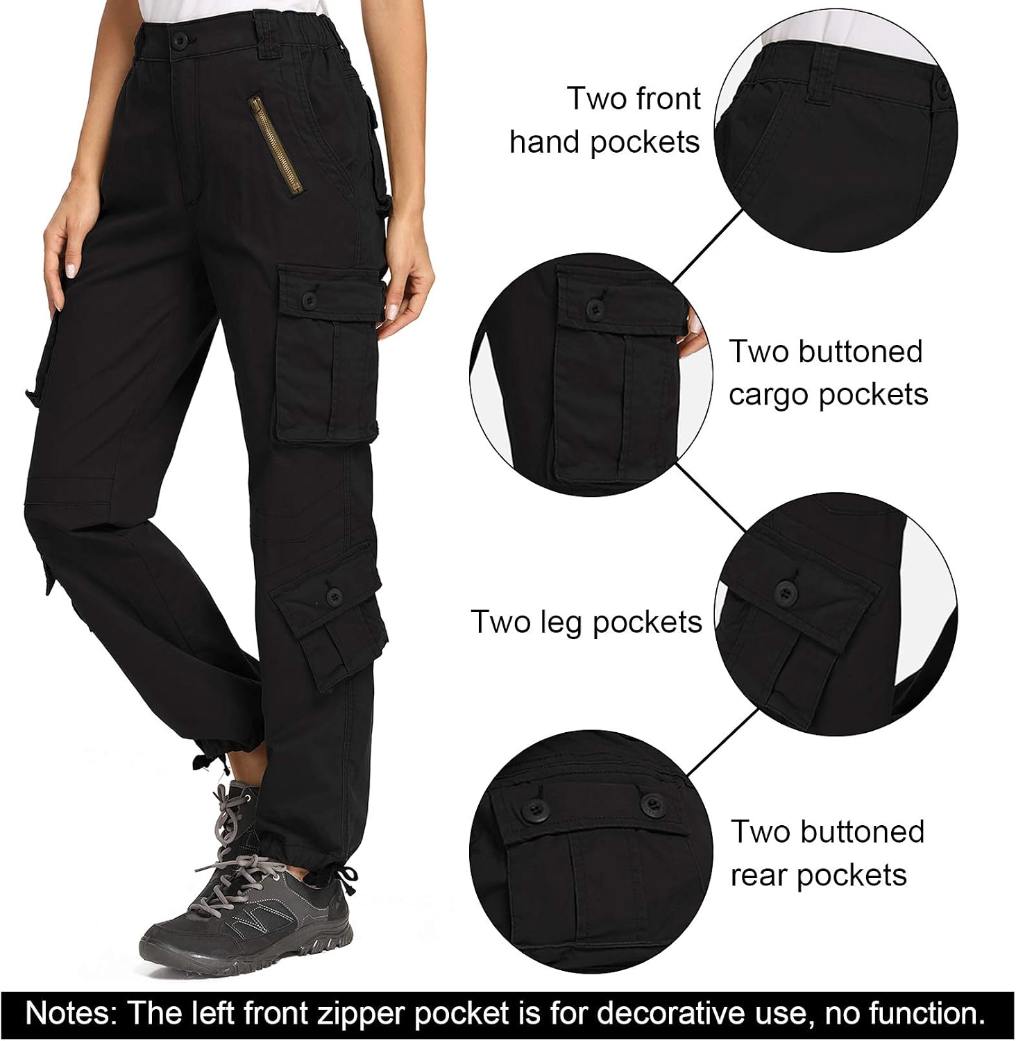 Thumbnail 4 de Jessie Kidden tactical cargo pants, 8 pockets