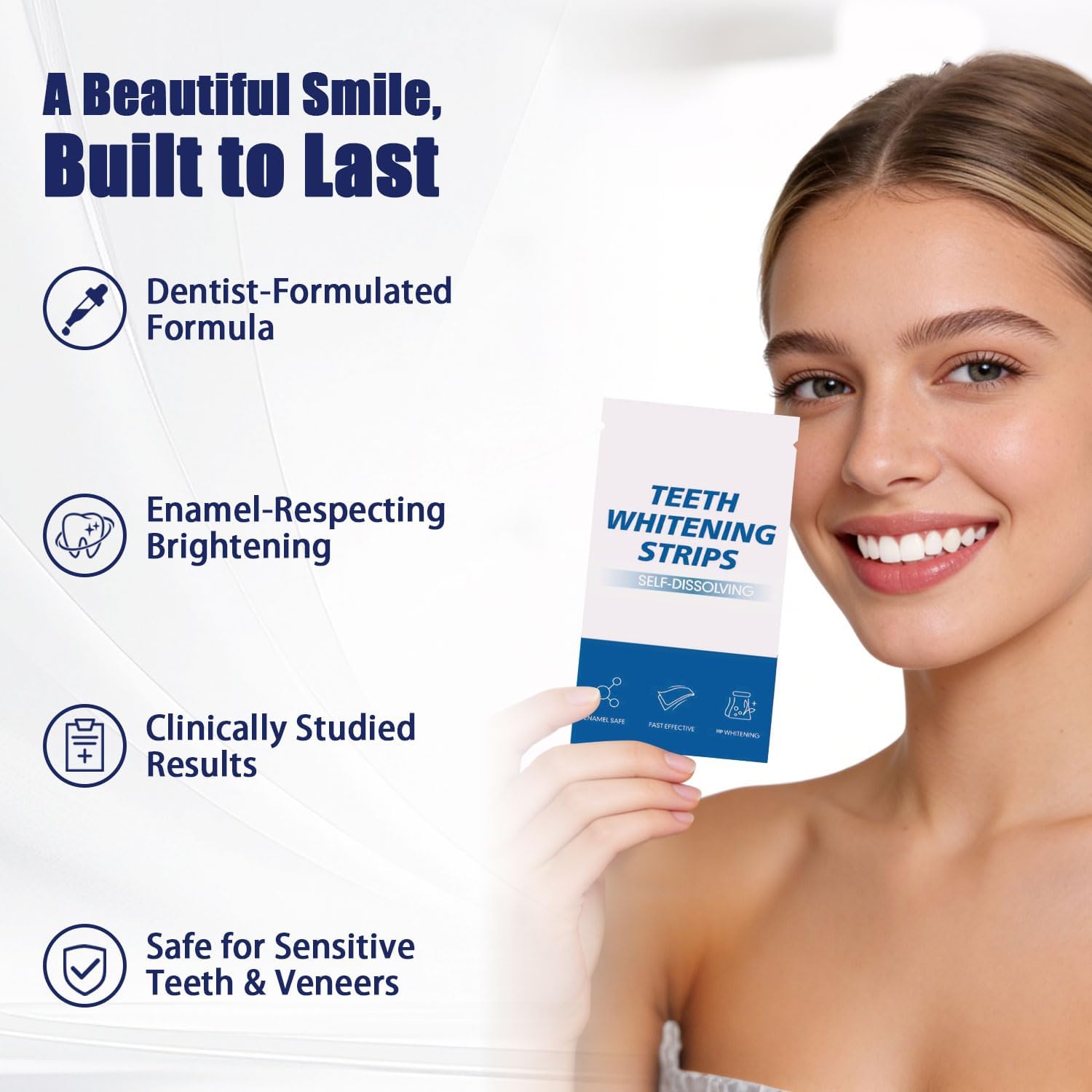 Detalle 1 de KAKUJ Teeth Whitening Strips 14 Treatments