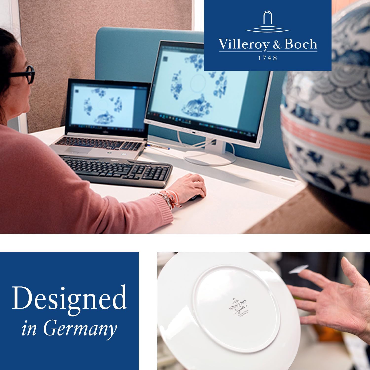 Thumbnail 5 de Villeroy & Boch Petite Fleur Frühstücksteller 21 cm – Weiß, Premium Porzellan