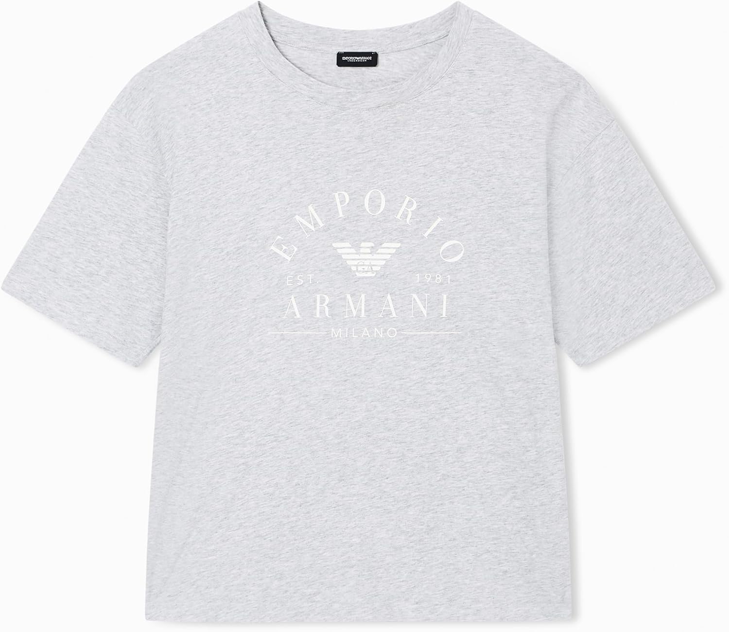 Detalle de Emporio Armani Damen Logoband T-Shirt 1er Pack