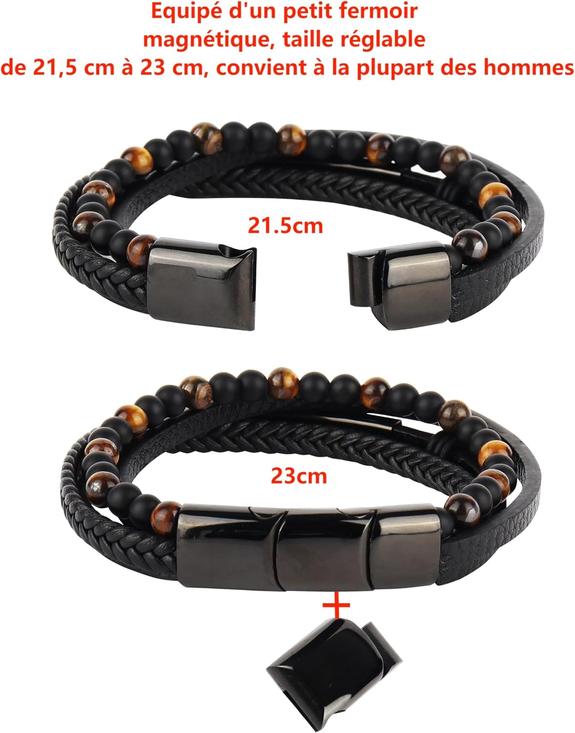 Detalle de Merclix Bracelet homme 23 cm