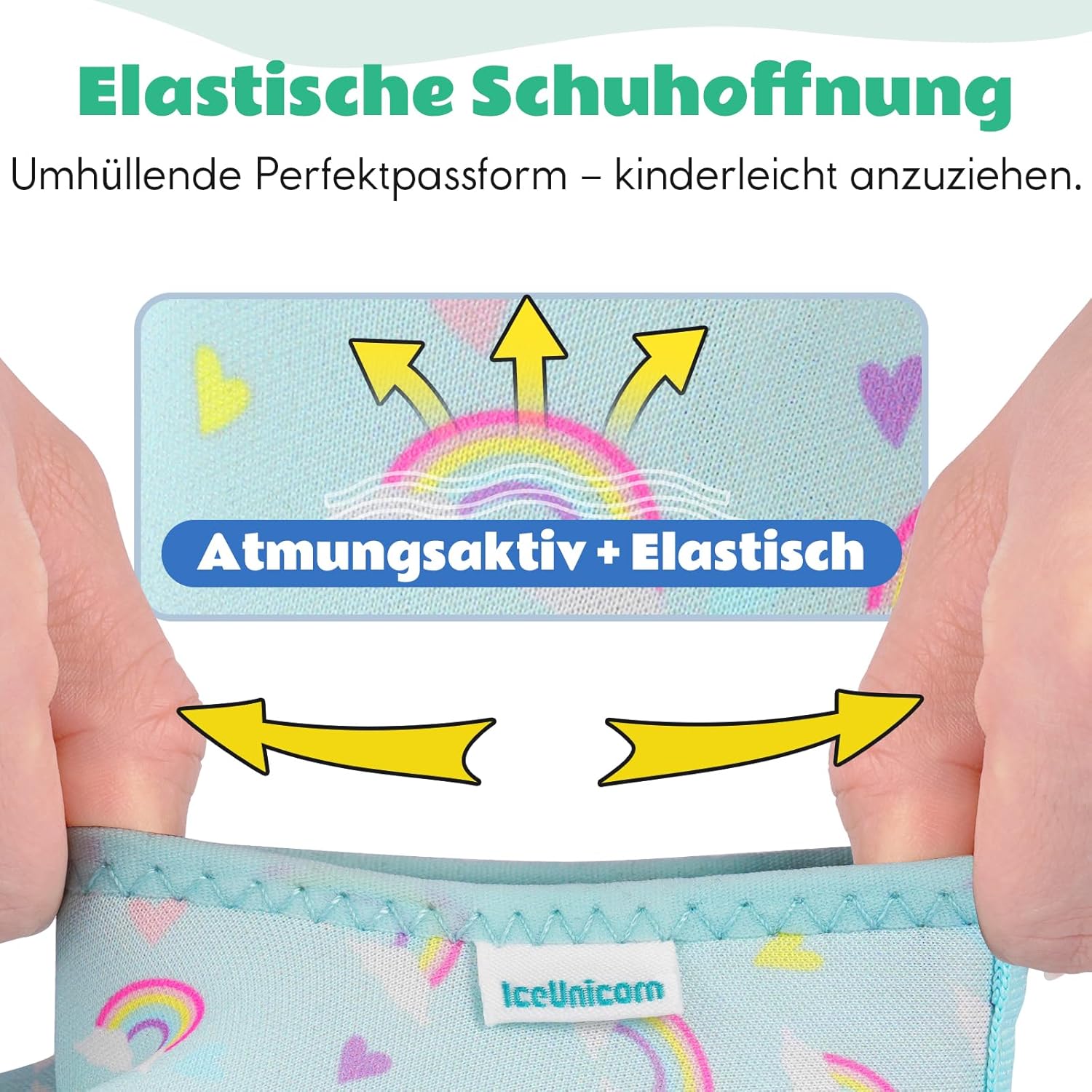 Thumbnail 3 de IceUnicorn Kinder Strandschuhe – schnelltrocknende Badeschuhe mit rutschfester Gummisohle