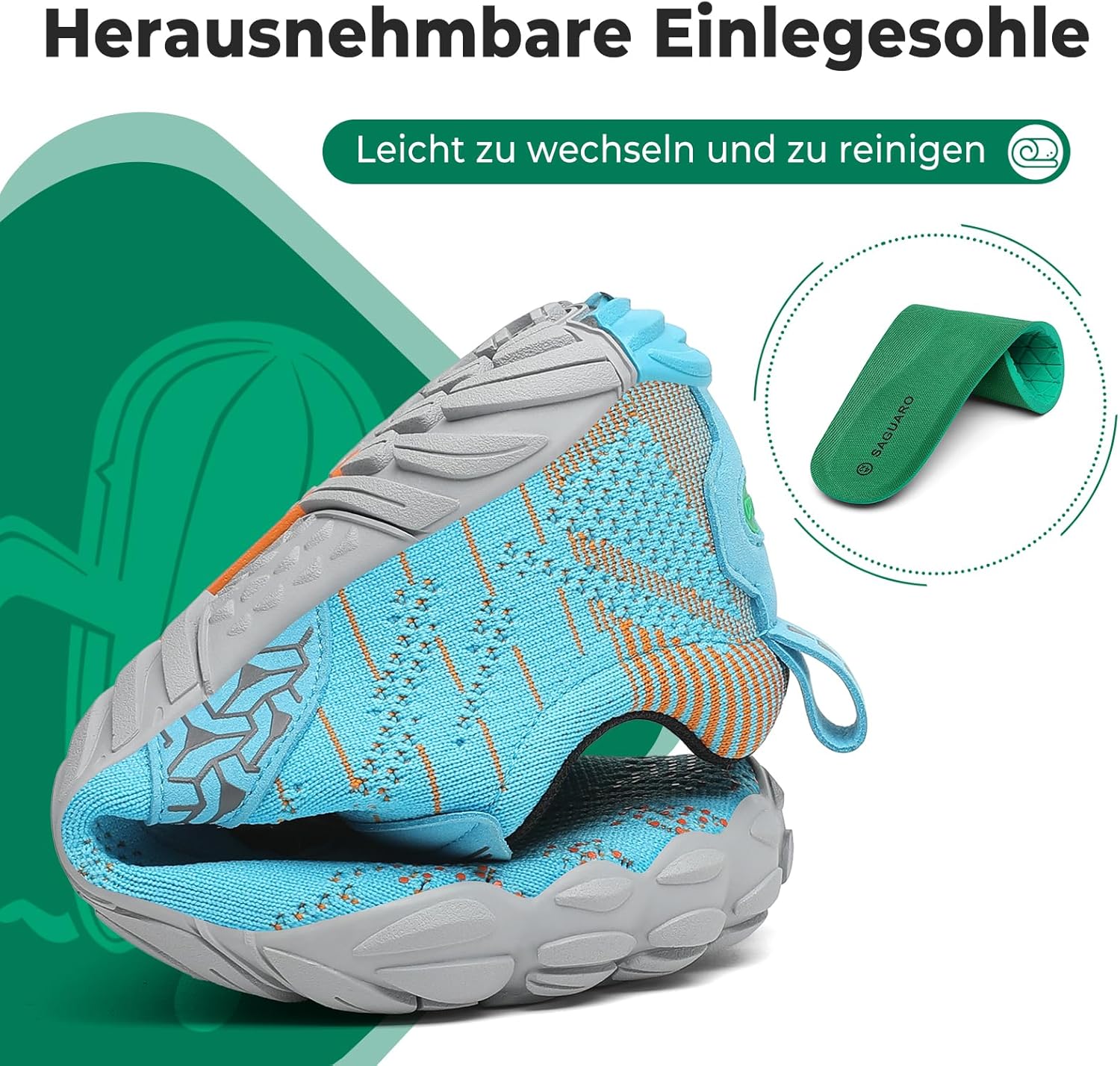 Thumbnail 5 de SAGUARO Knit Barfußschuhe – rutschfestes Barfußmodell mit Zero-Drop, Gr. 36–48