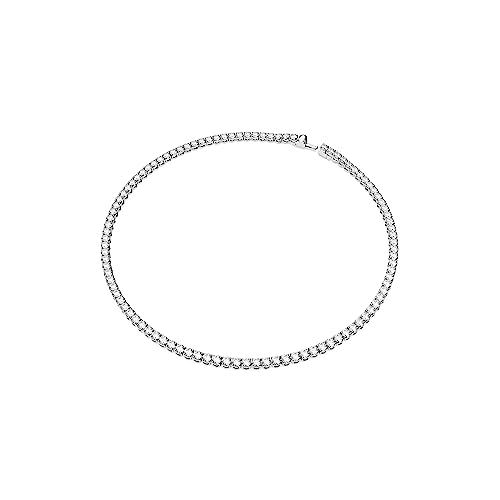 Detalle de Swarovski Collar Matrix Tennis talla redonda, blanco 💍