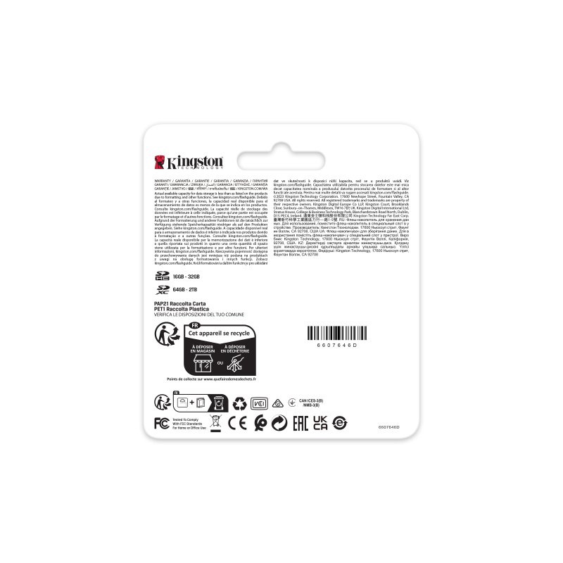 Detalle de Kingston Canvas React Plus SD 1TB