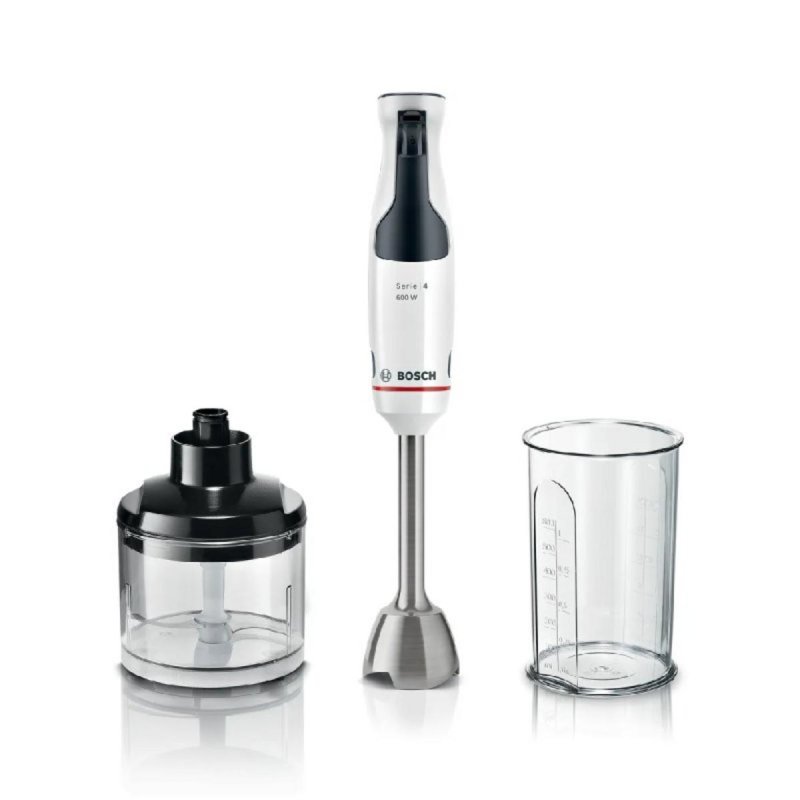 Detalle 2 de Bosch MSM4W220: Batidora de Inmersión 600 W blanca con mini picador