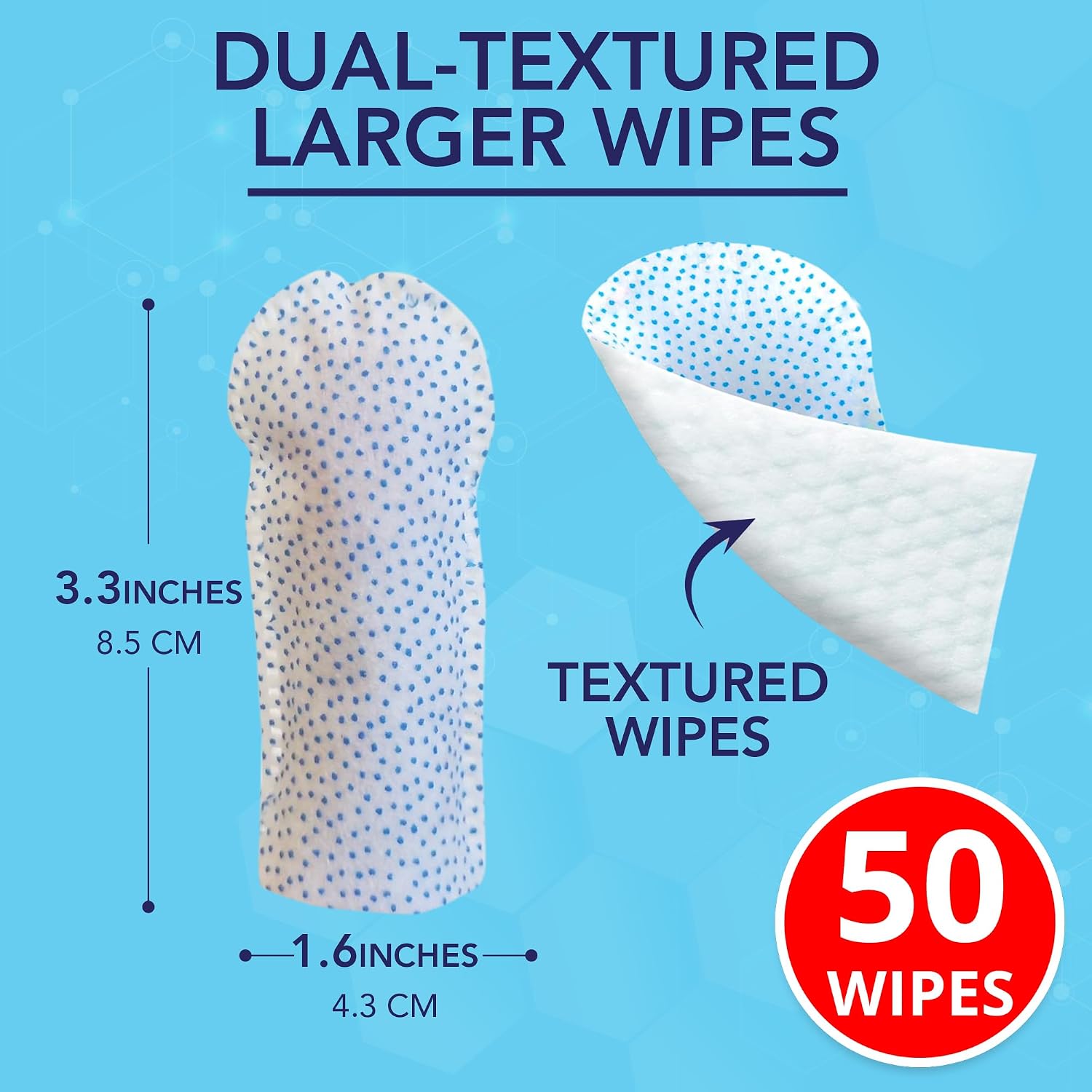 Thumbnail 4 de NOVEHA 50PCs Pets Dental Finger Wipes 50pcs
