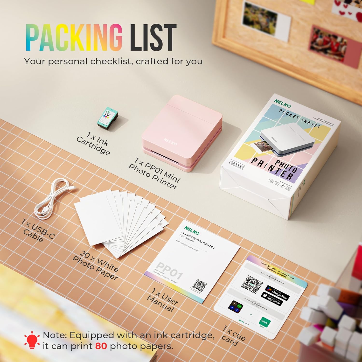 Thumbnail 5 de Nelko PP01 Portable Mini Photo Printer 📷