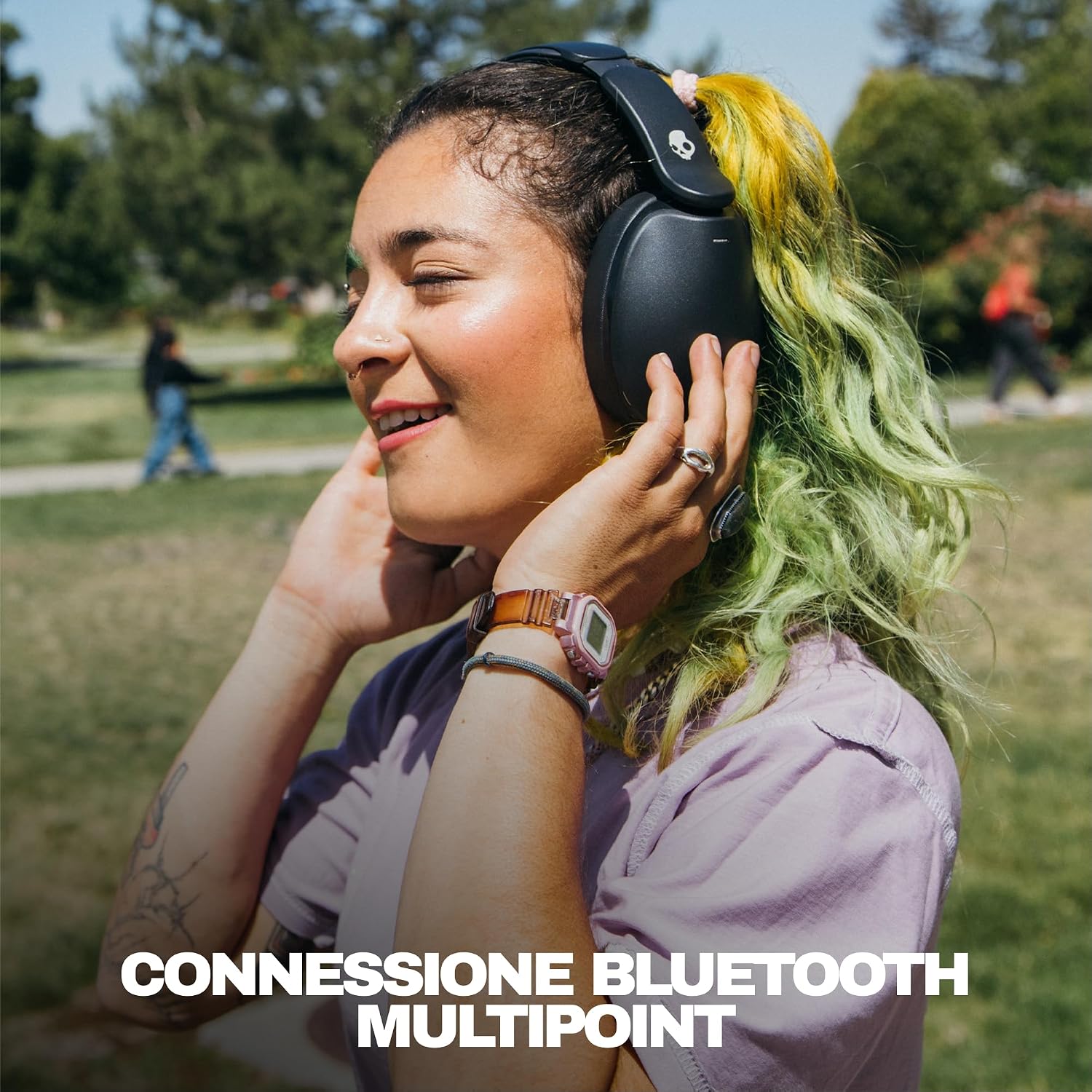 Detalle 2 de Skullcandy Hesh 360 cuffie wireless 100 ore