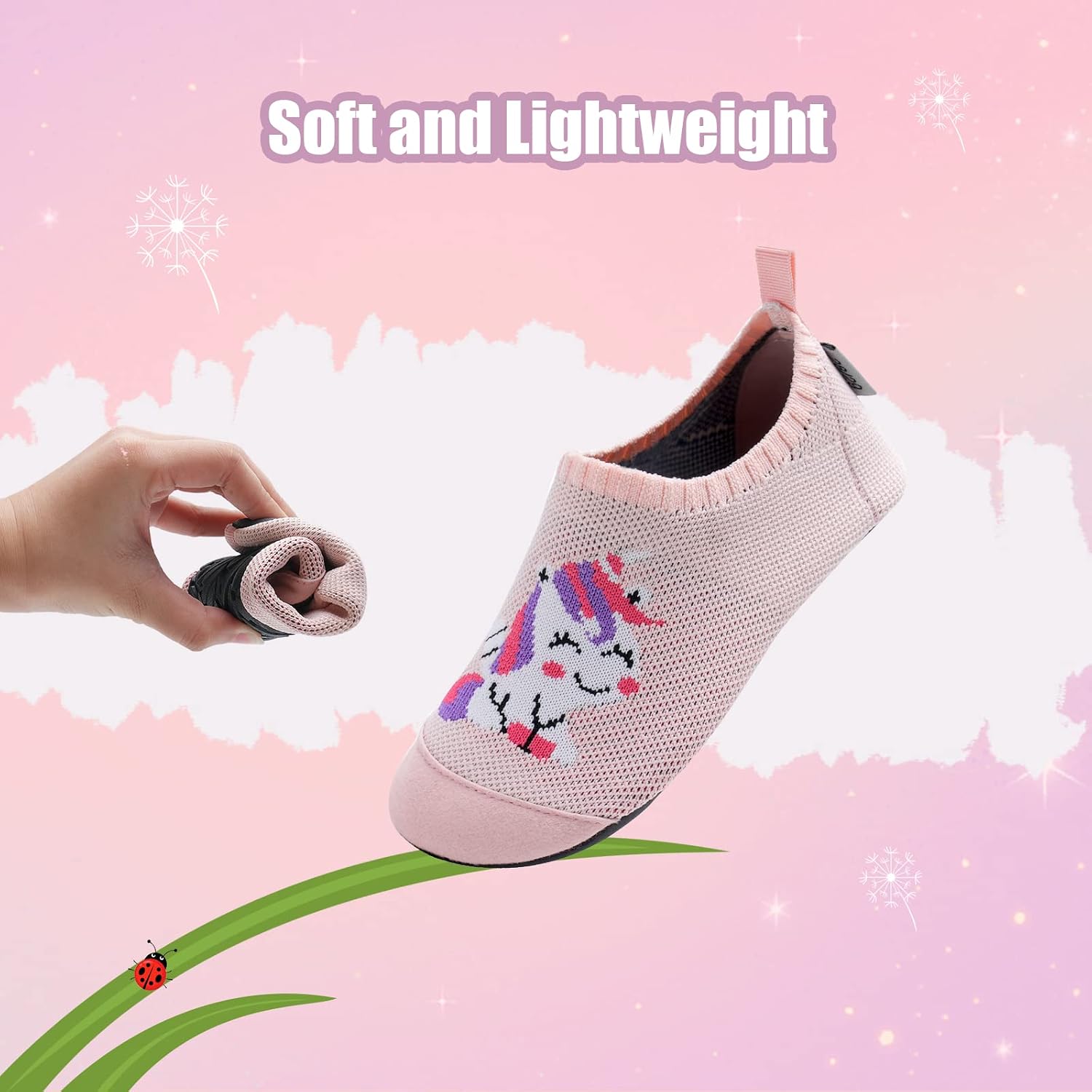 Thumbnail 6 de IceUnicorn Kinder-Hausschuhe: atmungsaktive, leichte Slipper mit rutschfester Sohle