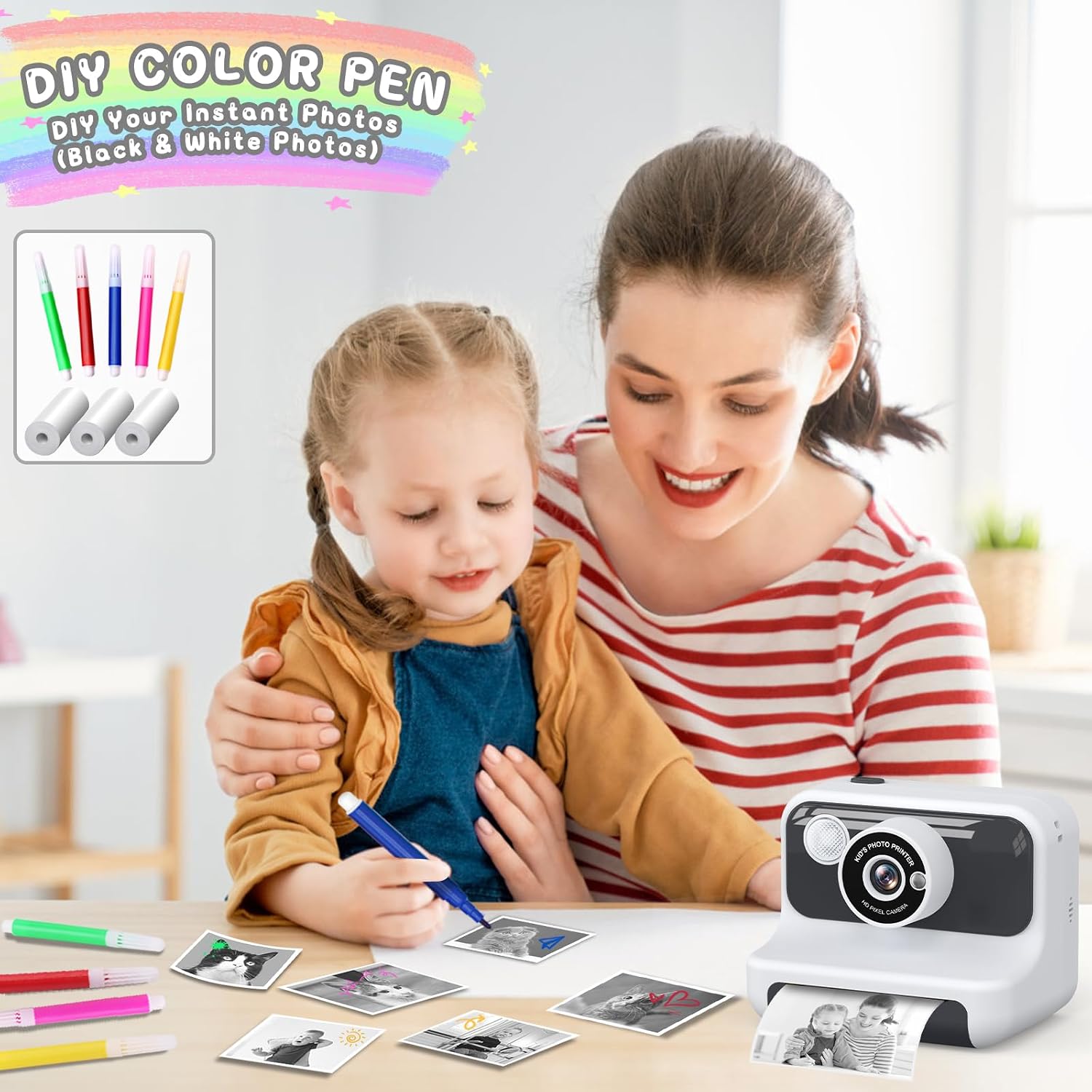Thumbnail 6 de Hangrui Kids instant print camera 1080P