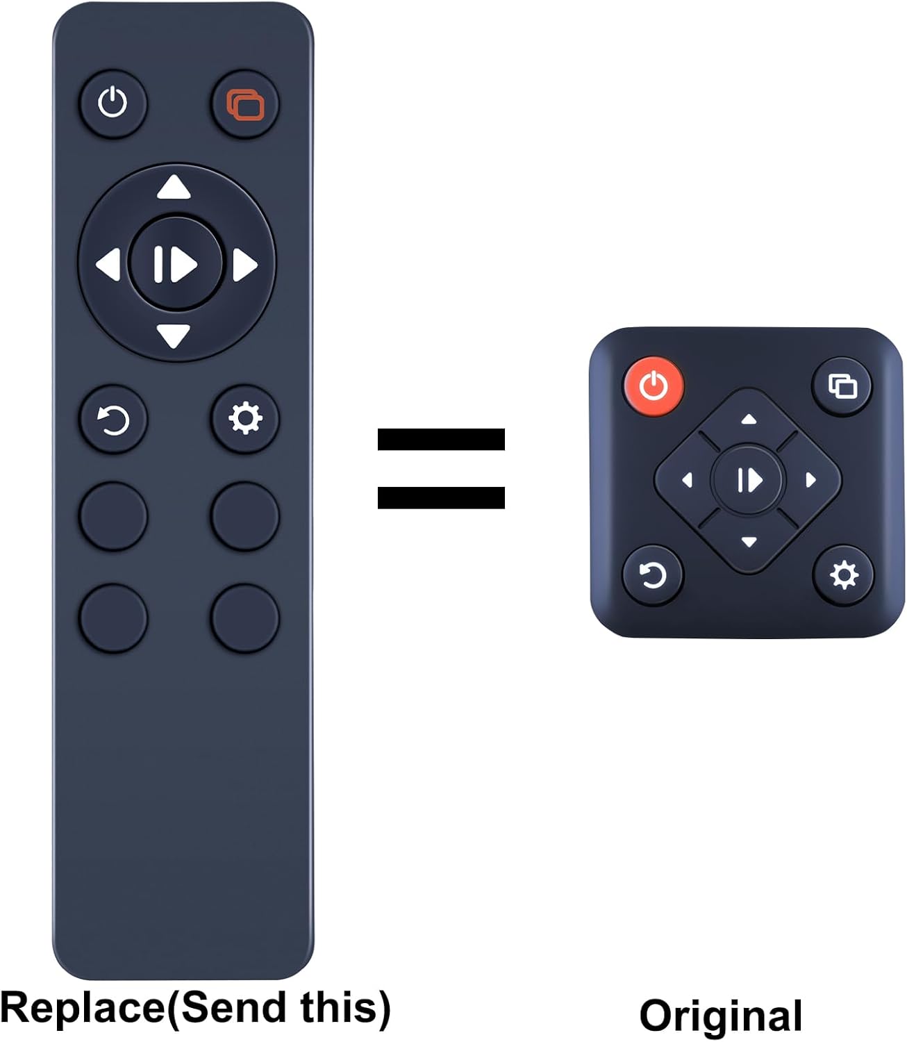 Thumbnail 1 de TCNOUMT Replacement Remote Control for Nixplay SIGNAGE 7-Inch W15A