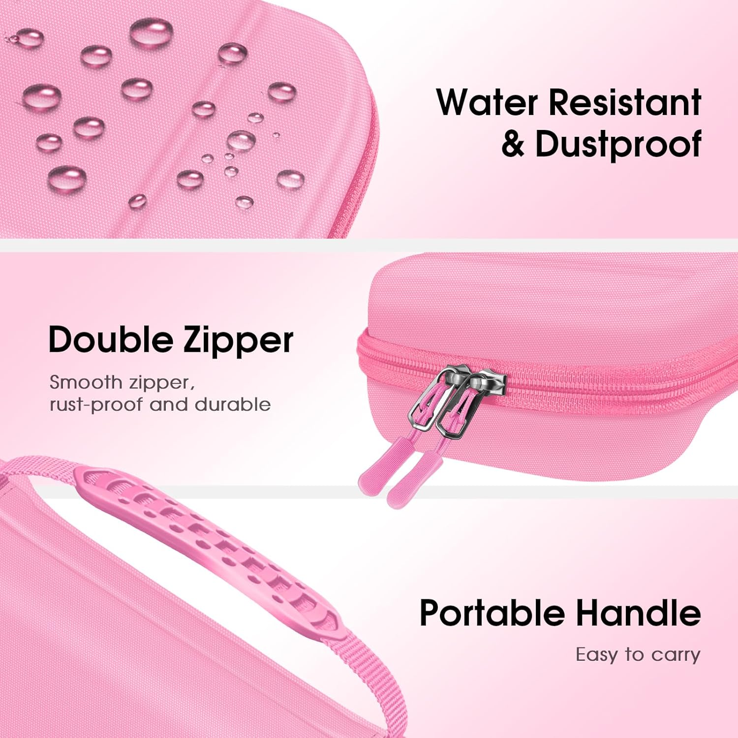 Detalle de FINTIE Tasche für Nintendo Switch 2 (2025) – Hartschale EVA, Mikrofaser-Innenseite und Spielkartenhalter