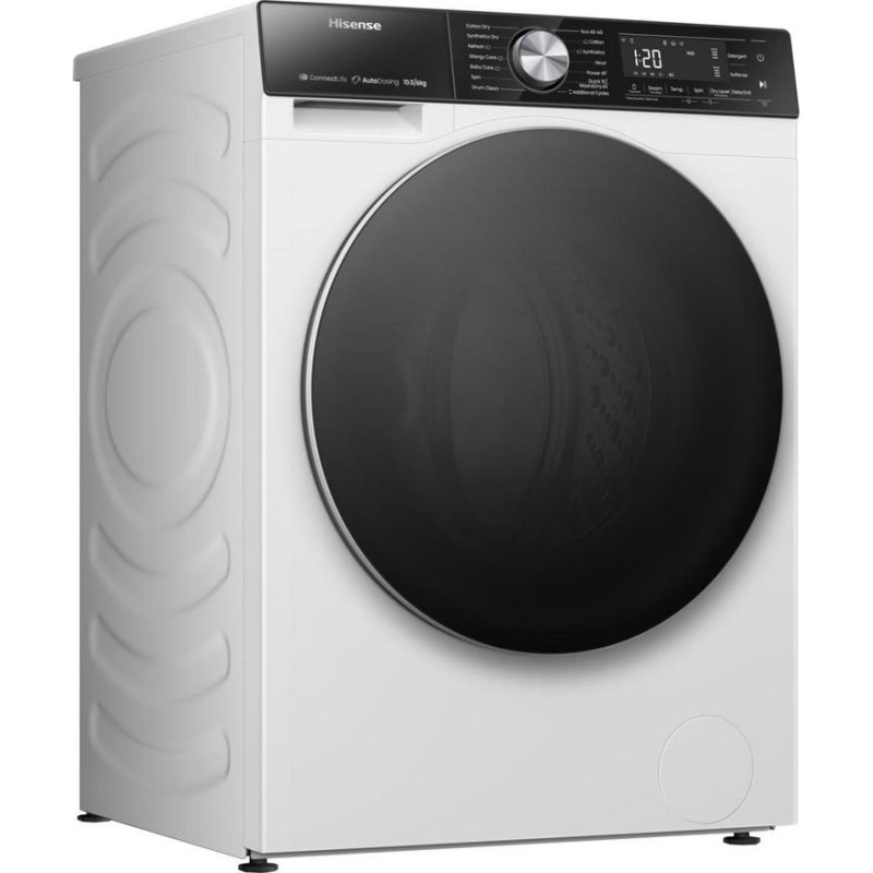 Thumbnail 3 de Hisense WD5S1045BW lavasecadora 10,5 kg con Wi‑Fi y motor Inverter