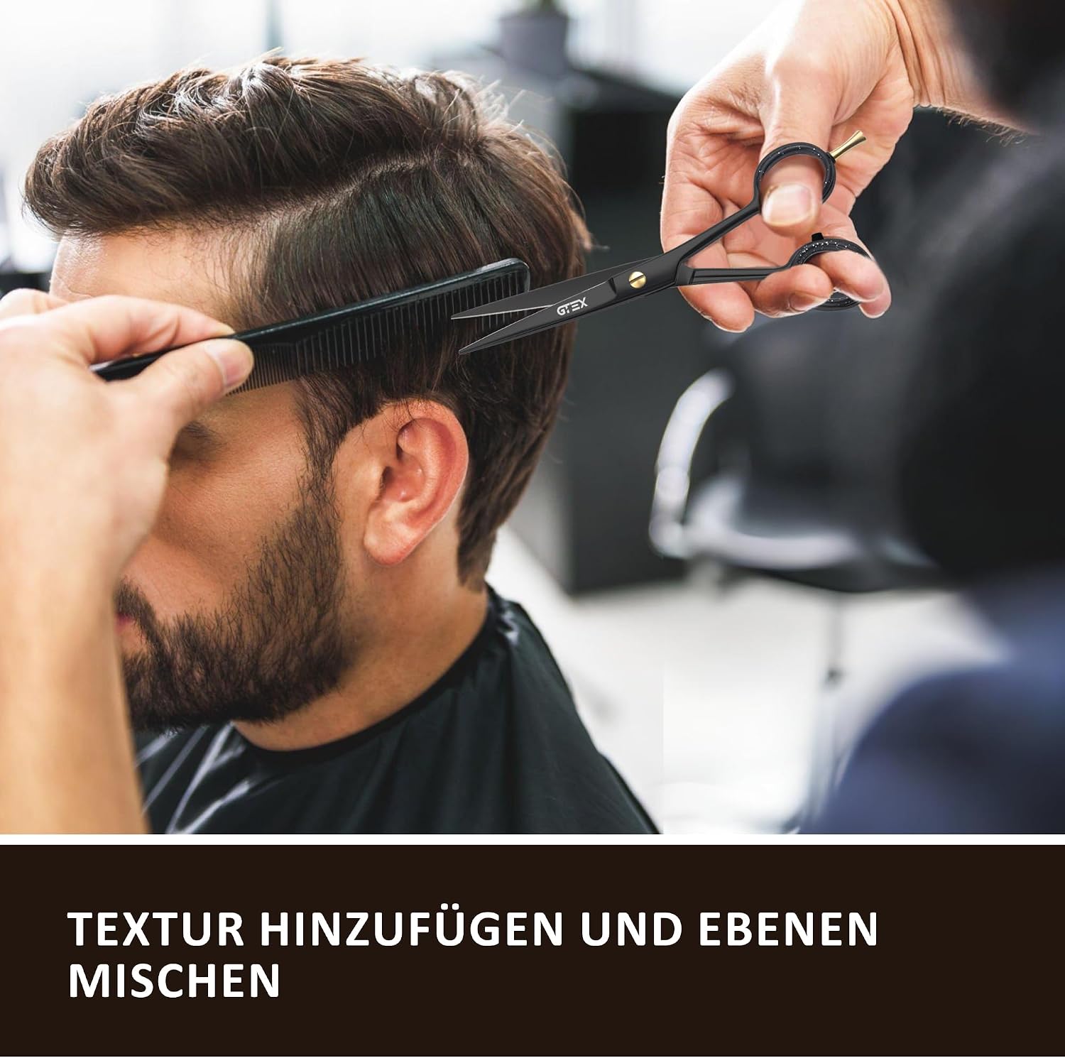 Thumbnail 4 de GTEX Friseurschere 6,5 Zoll Profi Haarschneideschere