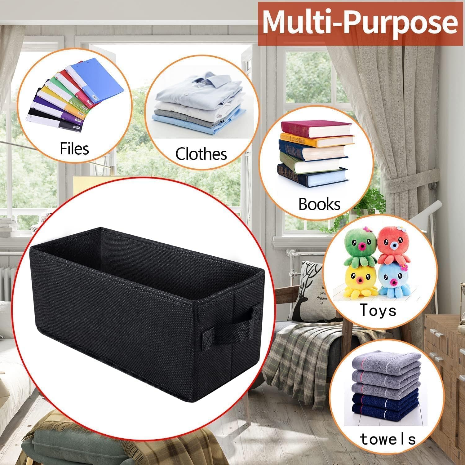 Thumbnail 4 de UENTIP CD-Aufbewahrungsbox 33,5×15×13,5 cm für 30–165 CDs 📦