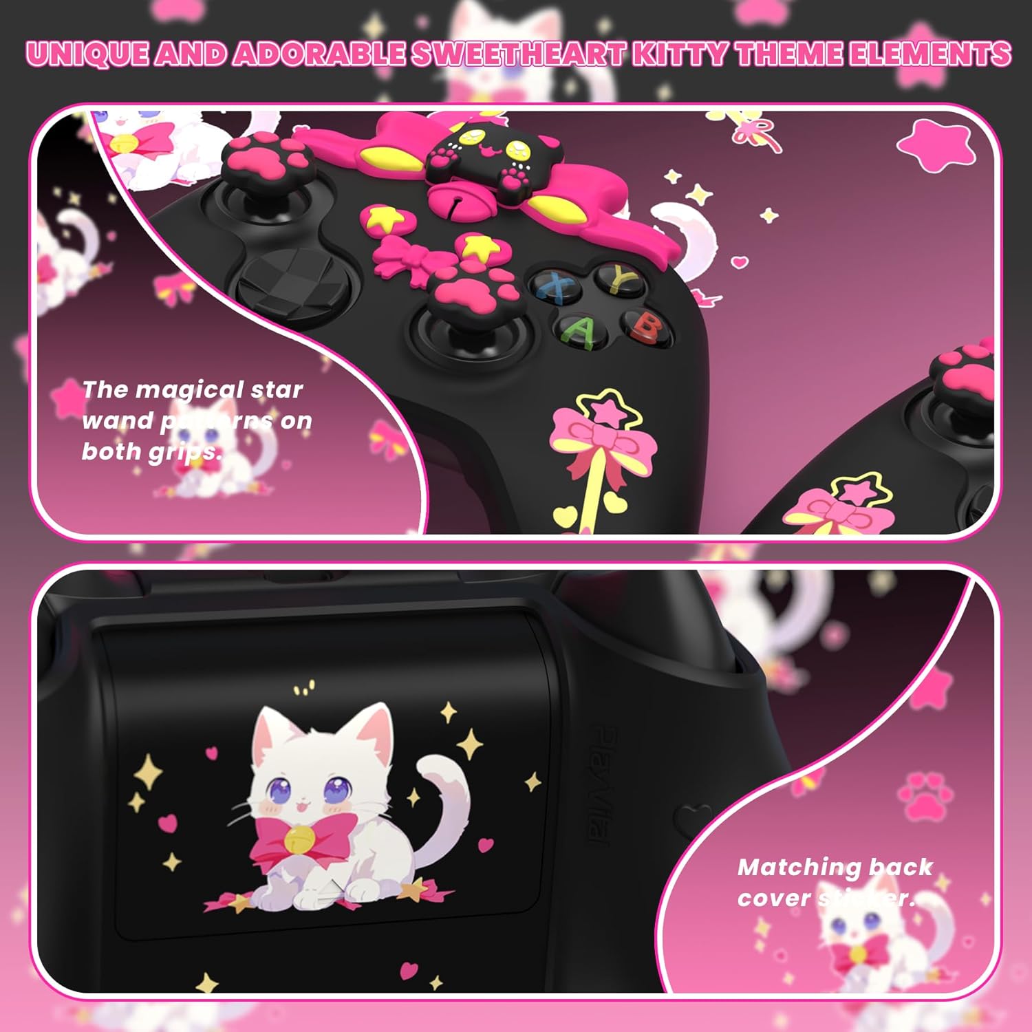 Thumbnail 6 de PlayVital Sweetheart Kitty Silicone Cover for Xbox Series X/S