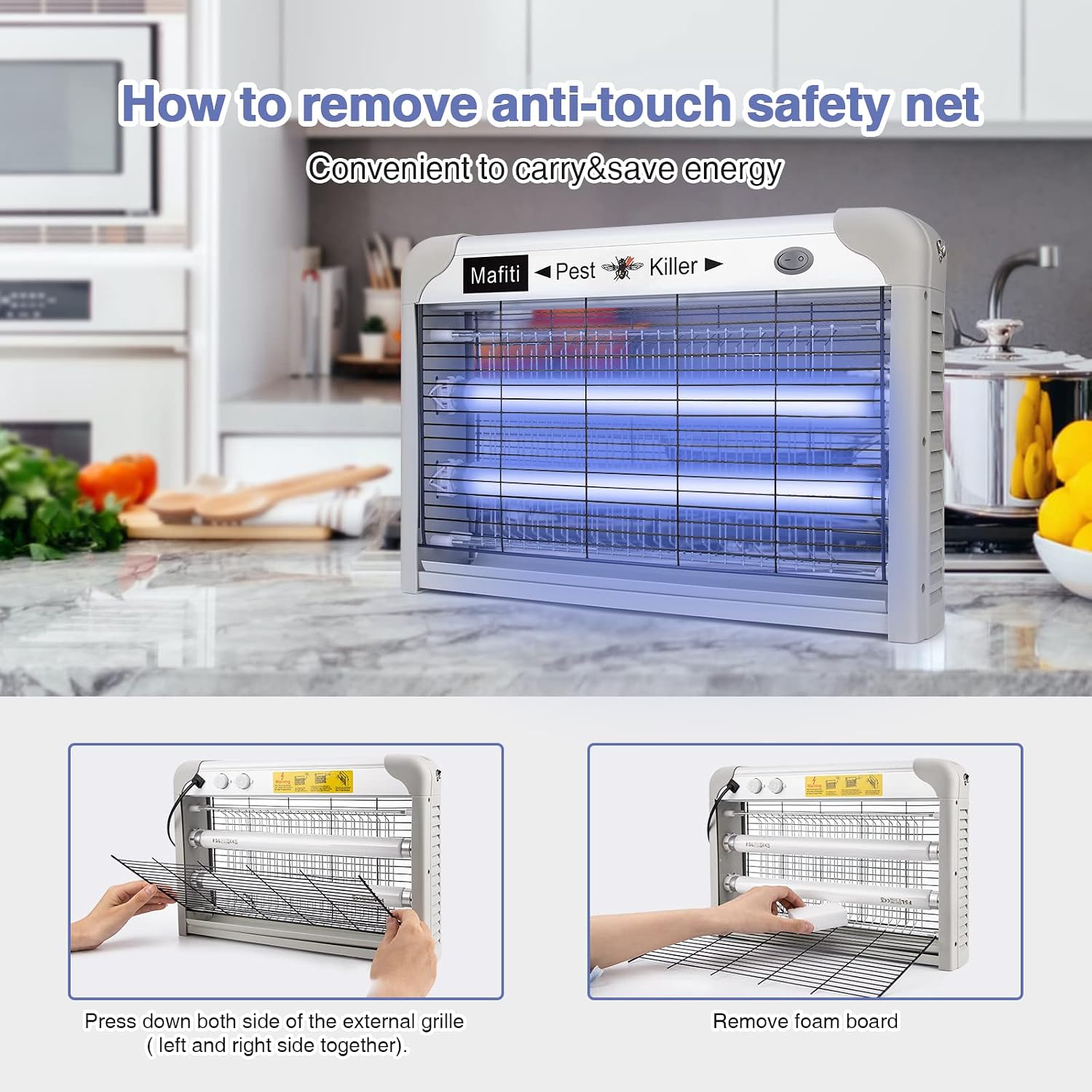 Thumbnail 4 de Mafiti Fly Killer 20W Electric Indoor Mosquito & Fly Zapper