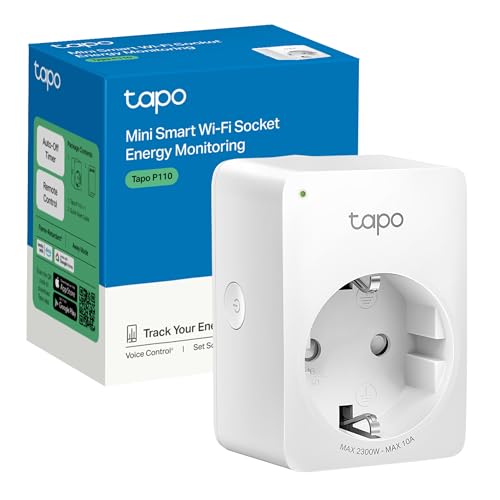 Detalle de Tapo P110: Mini Enchufe Inteligente Wi‑Fi con Monitoreo de Energía