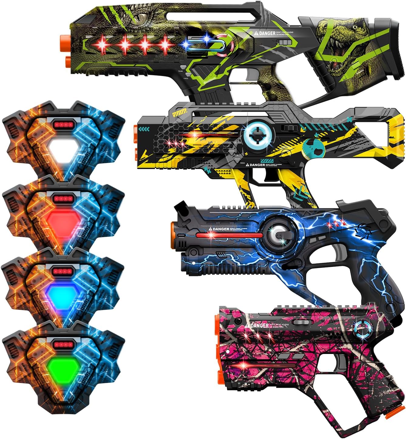 Detalle de Winyea Tag Laser Tag: 4-Set Lazer Tag with Gun and Vest for Fun Outdoor Battles