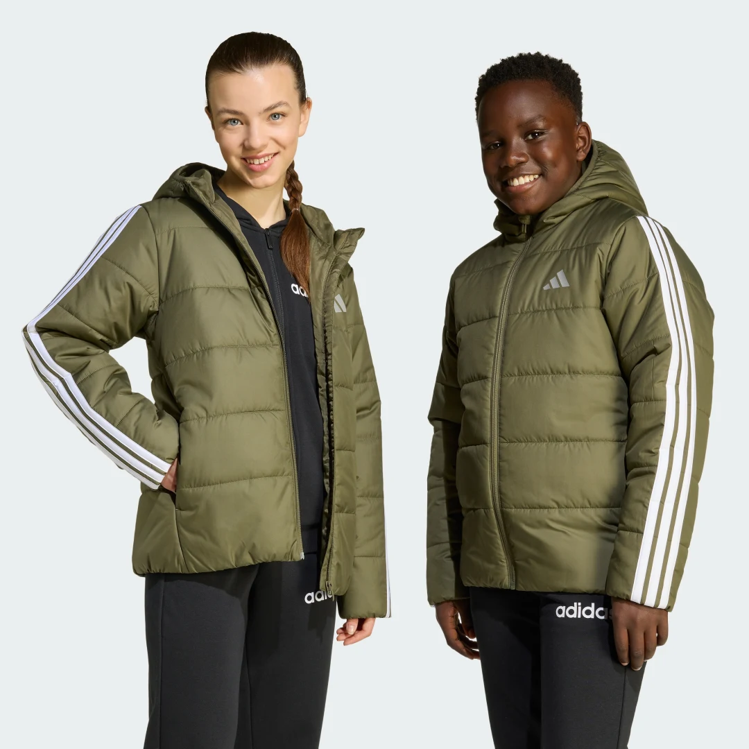 Detalle de Essentials 3 bandas Chaqueta acolchada para niños