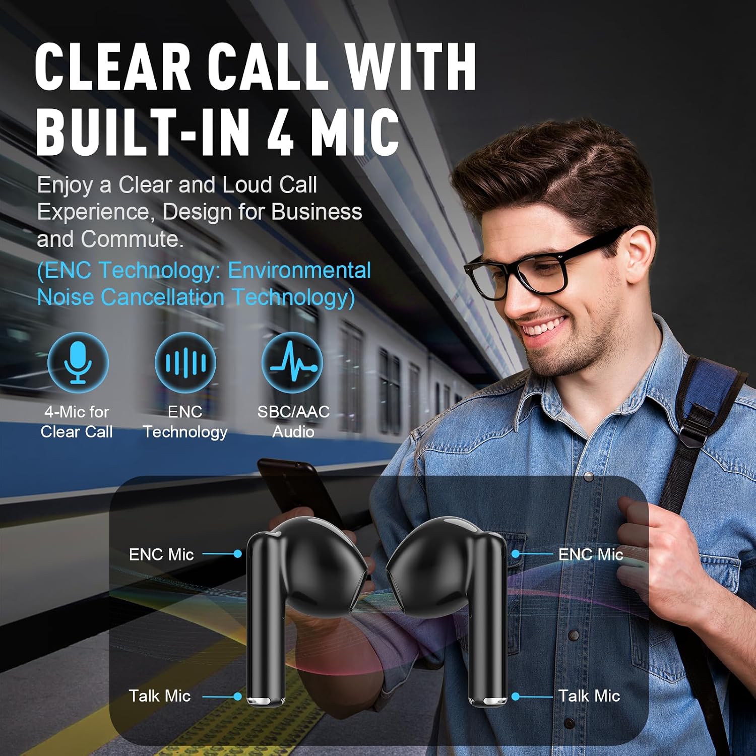 Detalle de ZIPFORCE ZF Luna Pro auricolari Bluetooth 40h