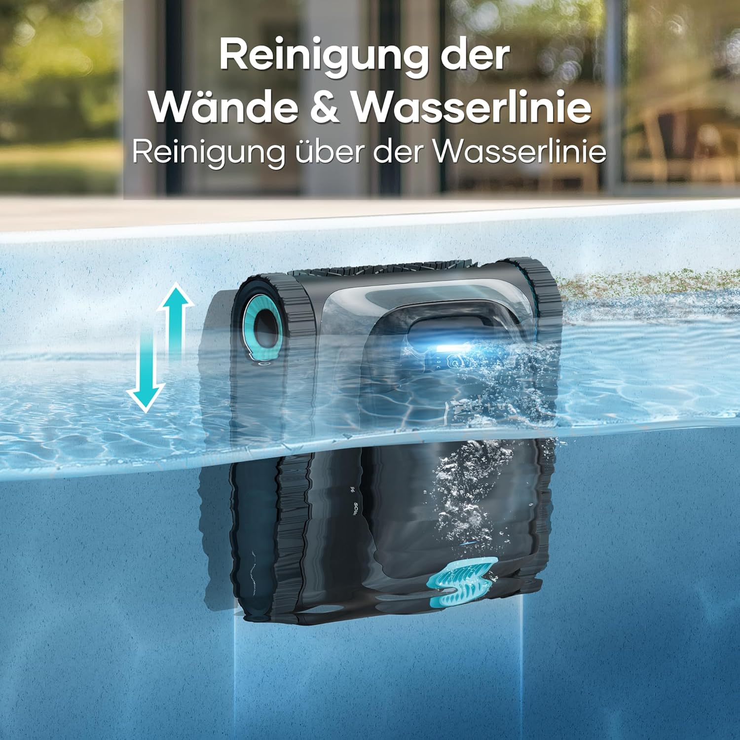 Thumbnail 5 de (2026 Upgrade) AIPER Scuba S1 Poolroboter für Boden & Wasserlinie mit App-Steuerung