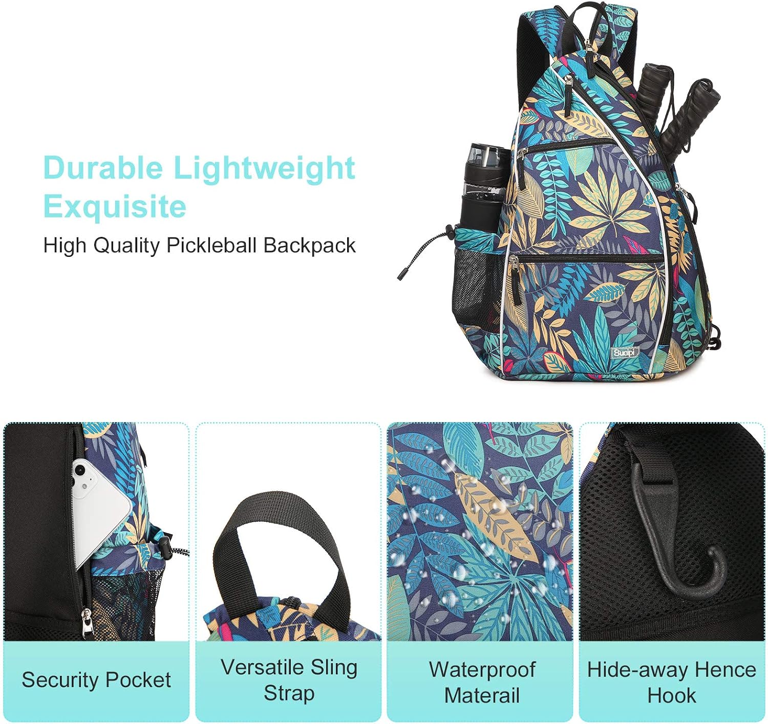 Detalle 2 de Sucipi Pickleball Backpack 600D