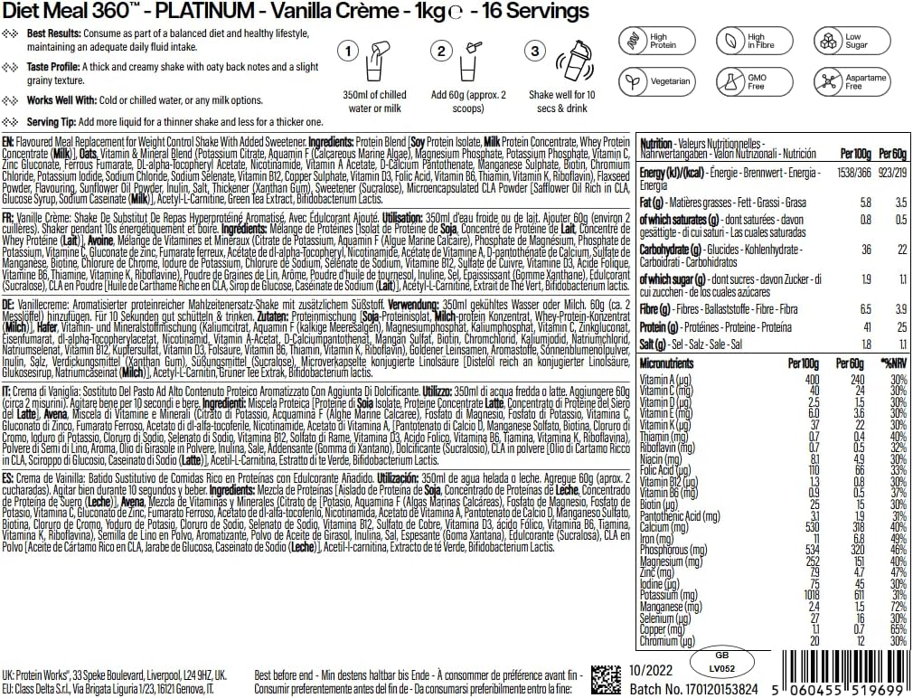 Detalle 2 de Substitut de repas The Protein Works 1 kg