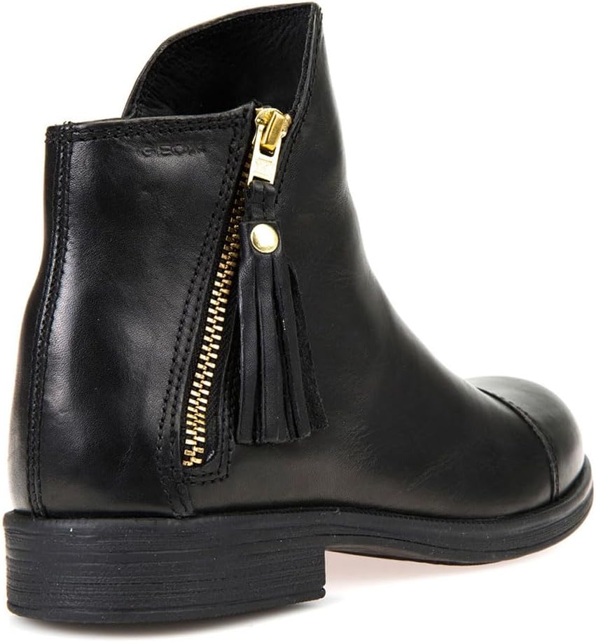 Detalle de Geox Women’s Jr Agata CAnkle Boots with breathable outsole and zip fastening