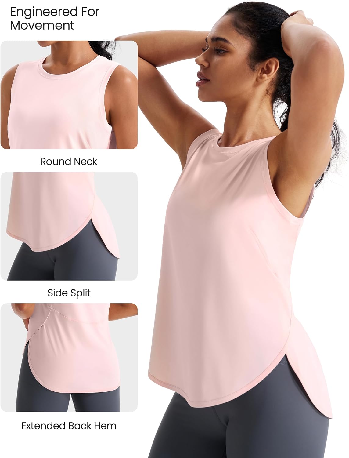 Detalle de JOYSPELS Ice Silk Workout Tank 5x
