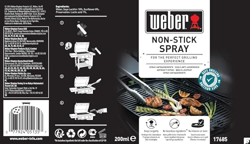 Detalle de Weber Non-Stick Spray – schonende Grillerziehung und einfache Pflege