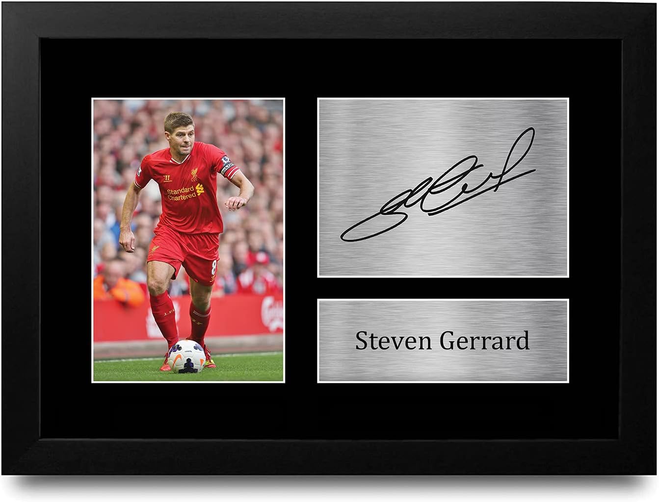 Thumbnail 6 de HWC Trading Steven Gerrard Liverpool A4 printed signed autograph picture (framed, portrait)