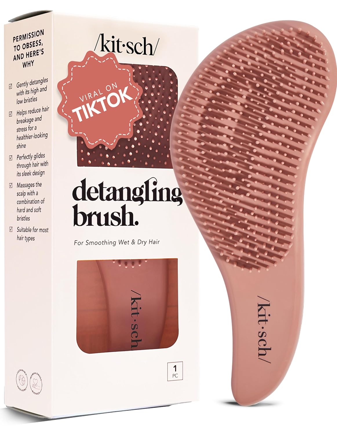 Imagen de Kitsch Detangler Brush Terracotta en OfertitasTOP