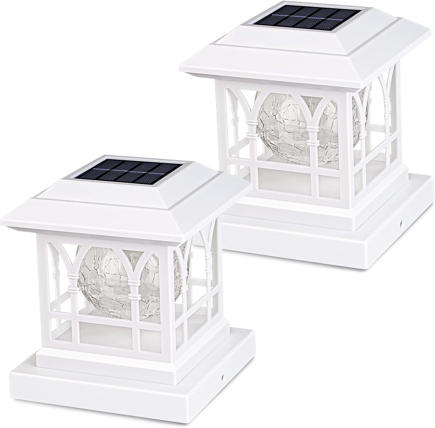 Detalle de AEFRELEOHT Solar Post Cap Lights 20 Lumens