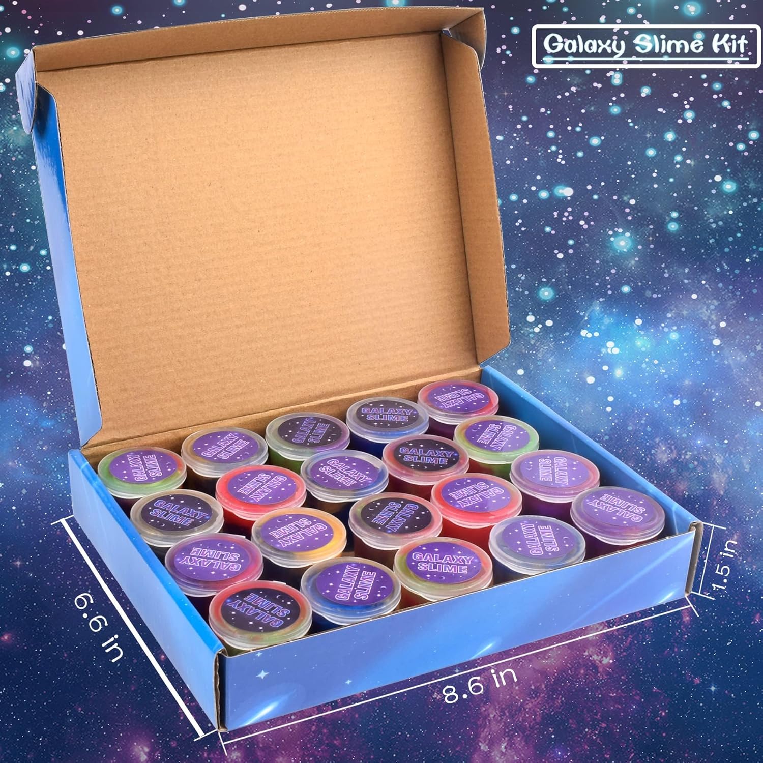 Thumbnail 6 de 20 Packs Galaxy Slime 20-pack for Kids
