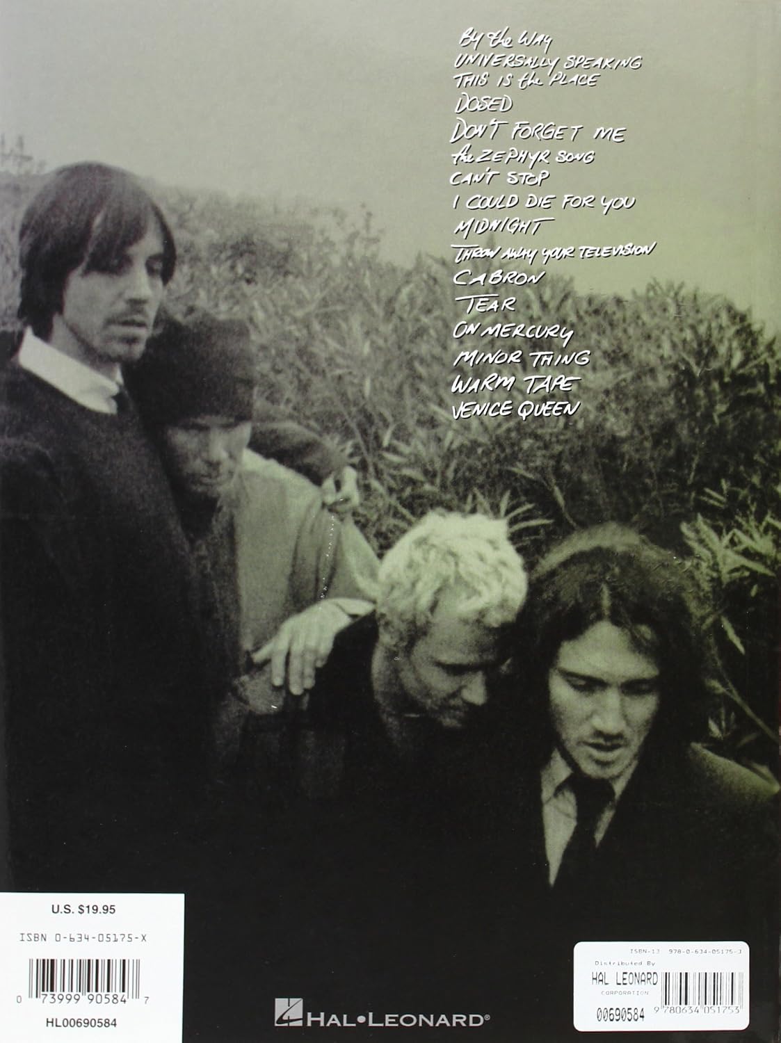 Detalle 2 de Red Hot Chili Peppers – By the Way Sheet Music